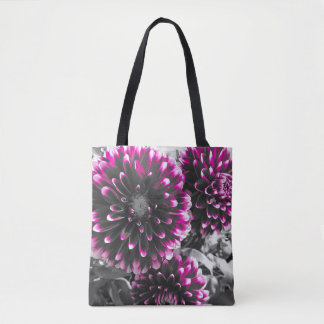 Dahlias Georgine tote Tygkasse