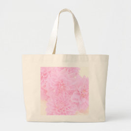 Dahlias i mjuk Rosa Jumbo Tygkasse