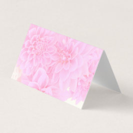 Dahlias i mjuk Rosa Kort