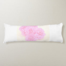 Dahlias i mjuk Rosa Kroppskudde