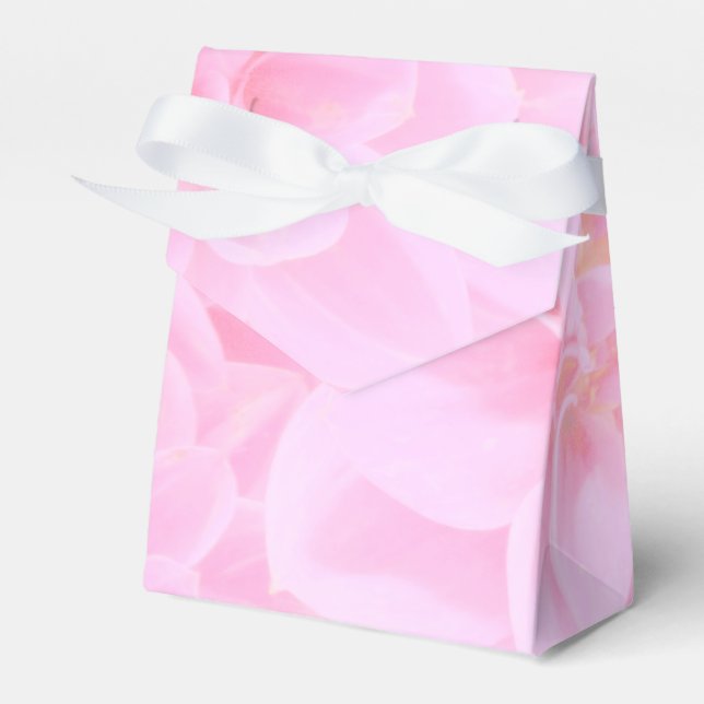 Dahlias i mjuk Rosa Presentaskar (Framsidan Sidan)