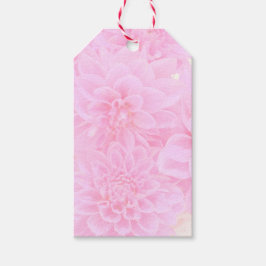 Dahlias i mjuk Rosa Presentetikett