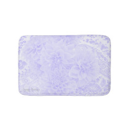 Dahlias in Blue Badrumsmatta