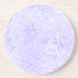 Dahlias in Blue Underlägg Sandsten