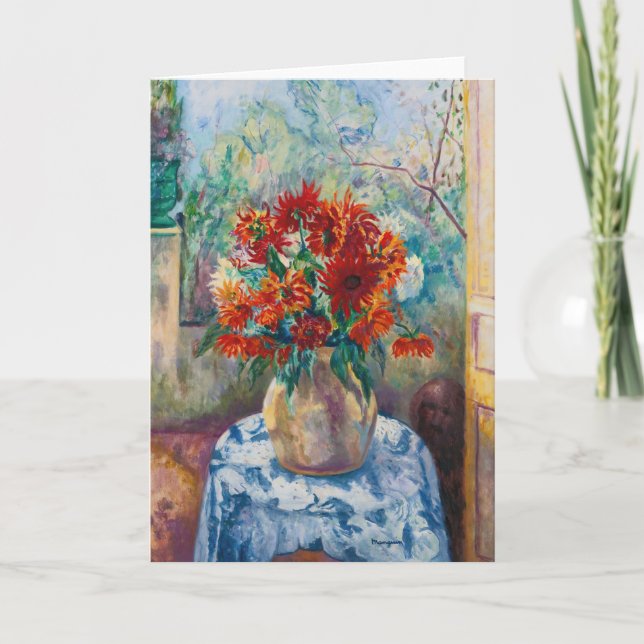 Dahlias, Saint-Tropez | Henri Manguin Kort (Framsida)