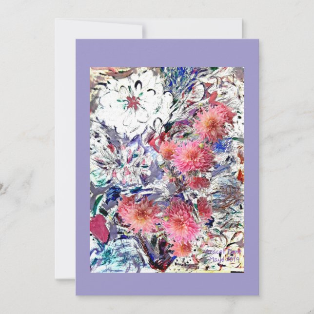 Dahlias tackkort tack kort (Framsida)