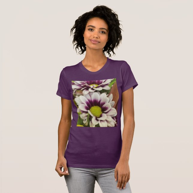 Dahliat-skjorta T-shirt (Hel framsida)