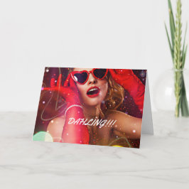 DAHLING - BIRTHDAY CARD TACK KORT