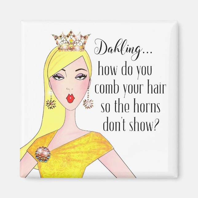 "Dahling, hur gömmer du dina horn?" Magnet (Framsidan)