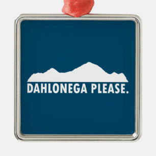 Dahlonega Georgia, tack Julgransprydnad Metall