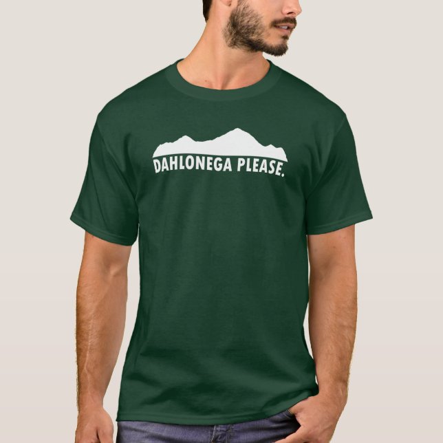 Dahlonega Georgia, tack T Shirt (Framsida)