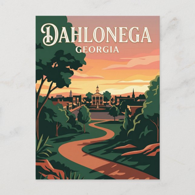Dahlonega USA Vykort (Framsida)