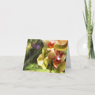 Dahlquist Orchids Notecard Kort
