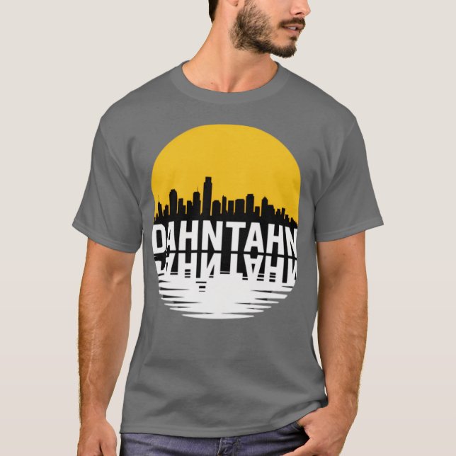 Dahntahn - Skyline T Shirt (Framsida)