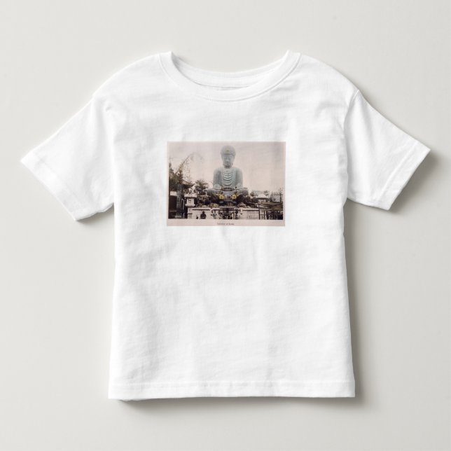 Daibutsu på Kobe, c.1880 (räcka färgad Tröja (Framsida)