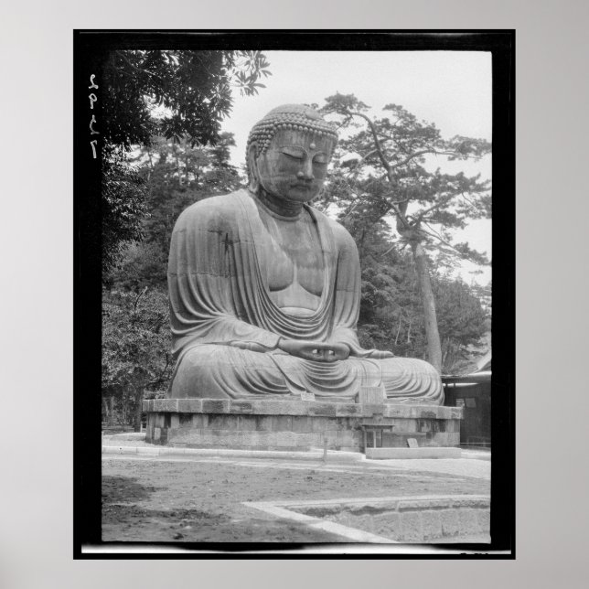Daibutsu Underbar Buddha i Kamakura Poster (Framsidan)