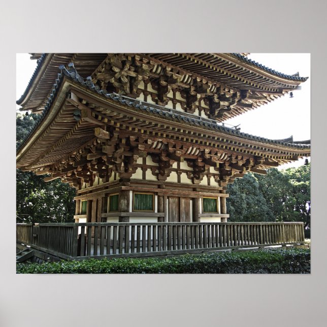 Daigo-ji Temple Pagoda 2 - Kyoto Japan Poster (Framsidan)