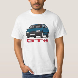 Daihatsu Charade GTti Turbo, blå med bricka - diy T Shirt