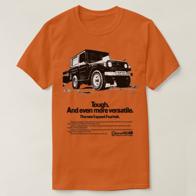 DAIHATSU FOURTRAK 1  T SHIRT (Design framsida)