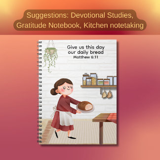 Daily Bread – Faith & Gratitude Anteckningsbok