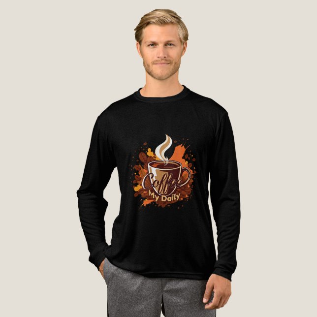 Daily Coffee Ritual T Shirt (Hel framsida)