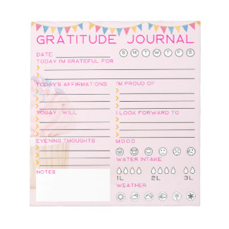 Daily Gratitude Journal Anteckningsblock