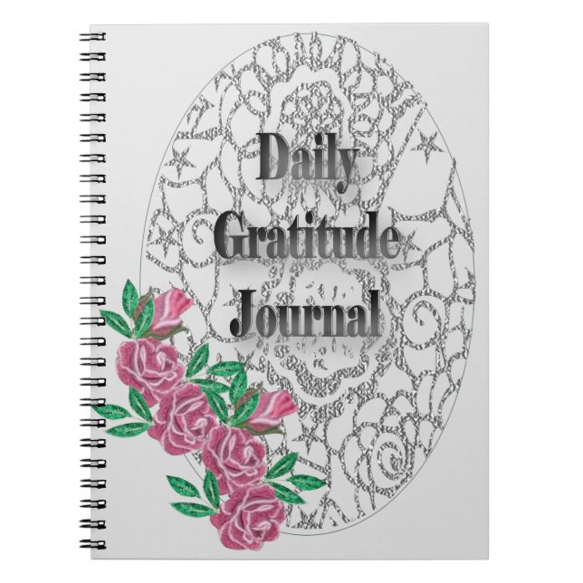 Daily Gratitude Journal Anteckningsbok (Framsidan)