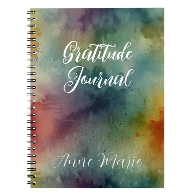 Daily Gratitude Journal | Mindful Reflection  Anteckningsbok (Framsidan)