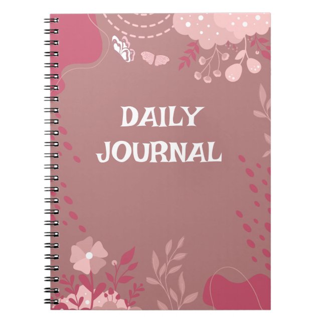 DAILY JOURNAL ANTECKNINGSBOK (Framsidan)