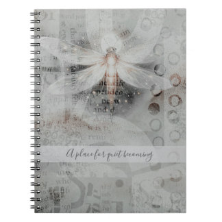 Daily Journal Dreamy Dragonfly Thoughts and Words Anteckningsbok