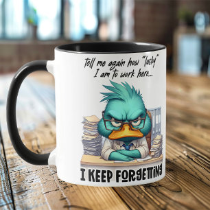Daily Laughs and Coffee Breaks - Funny Coffee Mugg