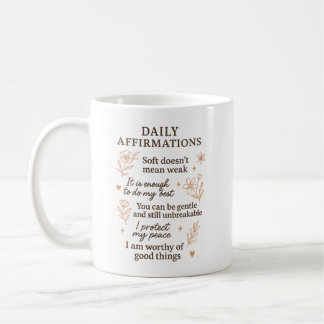 Daily Mental Health Reminder | Self Love Healing Kaffemugg