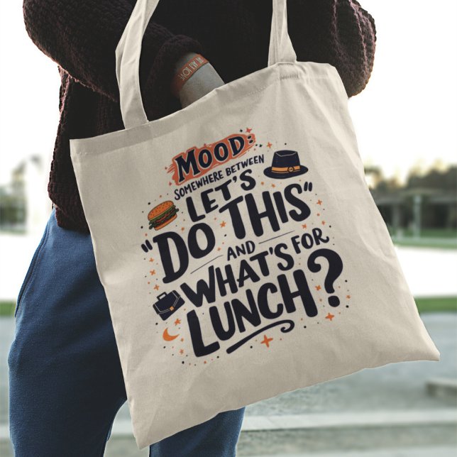 Daily Mood Funny Typography Tygkasse (Skapare uppladdad)