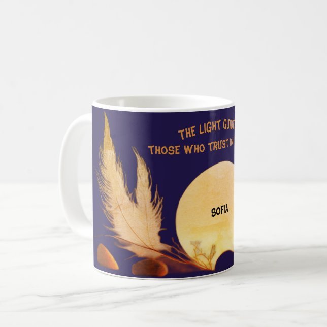 Daily Peace 11oz Celestial Blue Mug Kaffemugg (Framsida vänster)