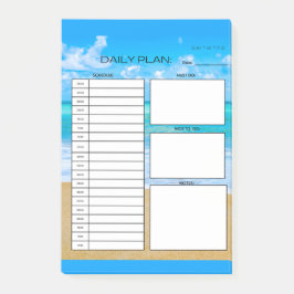 DAILY PLAN POST-IT BLOCK