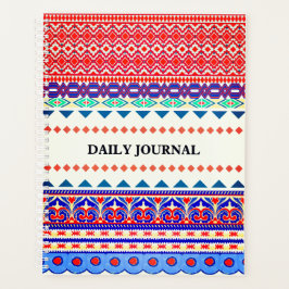 Daily Planner 2026 with pattern