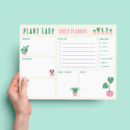 Daily Planner Plant Dam Anteckningsblock
