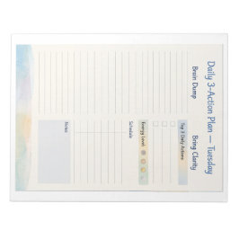 Daily Planner – Smart to do list | Tuesday  Anteckningsblock