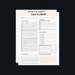 Daily Planner Template<br><div class="desc">Stay organized and productive every day with this customizable Daily Planner Template — perfect for managing tasks,  schedules,  and priorities with ease.</div>