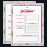 Daily Planner Template<br><div class="desc">Clean and easy-to-use Daily & Weekly Planner Template designed to help you organize tasks,  goals,  schedules,  and priorities with style—perfect for personal,  school,  or office planning.</div>