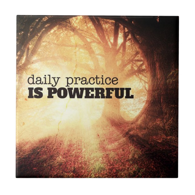 Daily Practice Kakelplatta (Framsidan)