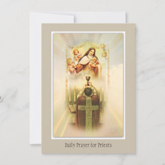 Daily Prayer for Priests by St.Therese Kort (Framsida)
