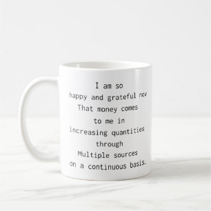 Daily Reminders Affirmation Law of attraktion Kaffemugg