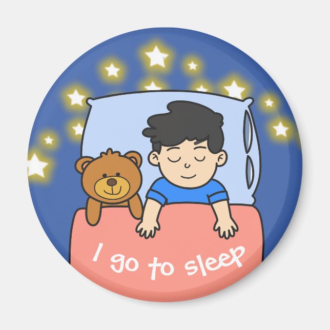 Daily Routine för barn - Boy Magnet (Framsidan)