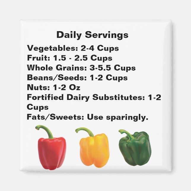 Daily Servings Magnet (Framsidan)