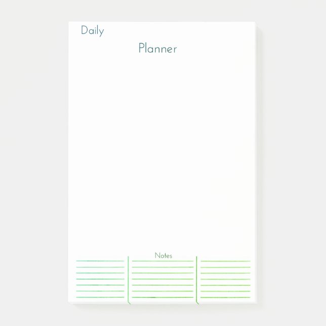 Daily Sketch Planner Sticky sätter in anteckningar Post-it Block (Framsida)