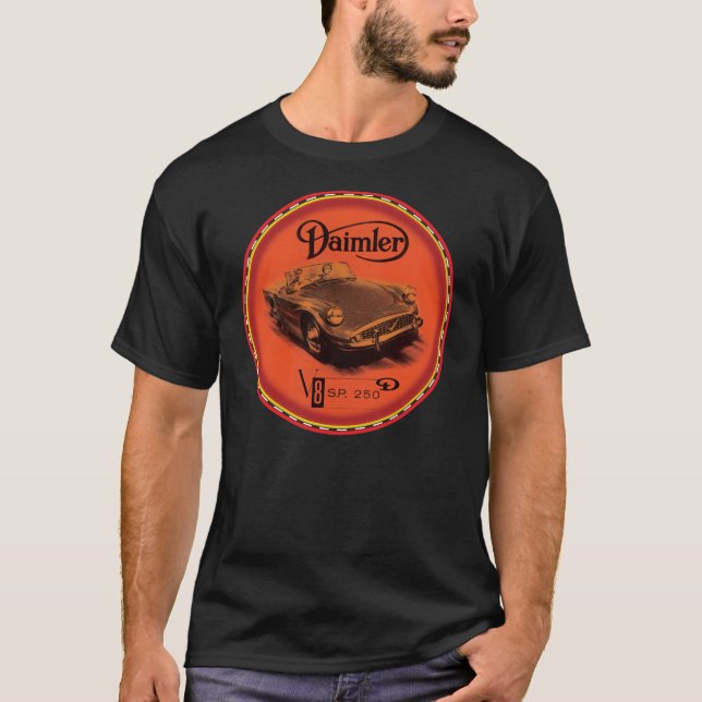 Daimler sp 250 V8 konvertibel T Shirt (Framsida)