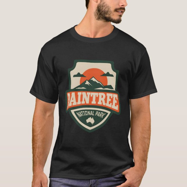 Daintree Australia � The Endless Horizon of Austr T Shirt (Framsida)