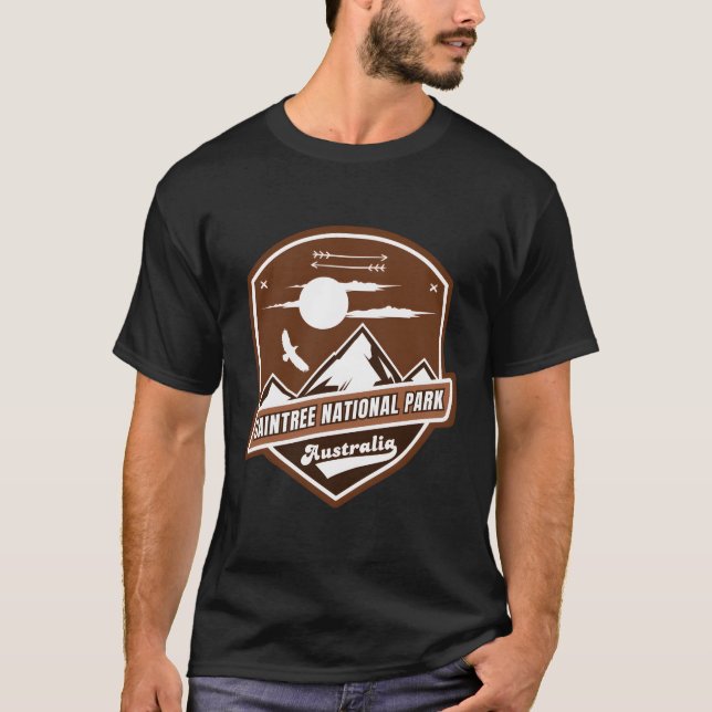 Daintree Australia � The Endless Horizon of Austr T Shirt (Framsida)