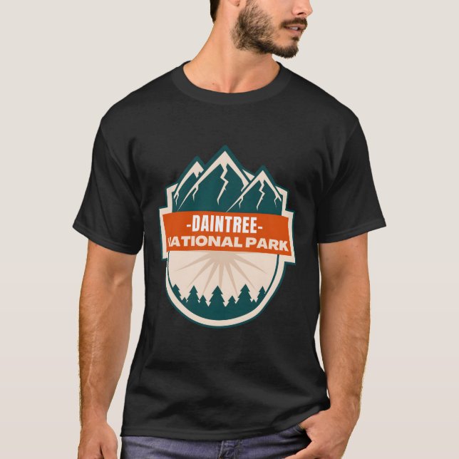 Daintree Australia � The Endless Horizon of Austr T Shirt (Framsida)